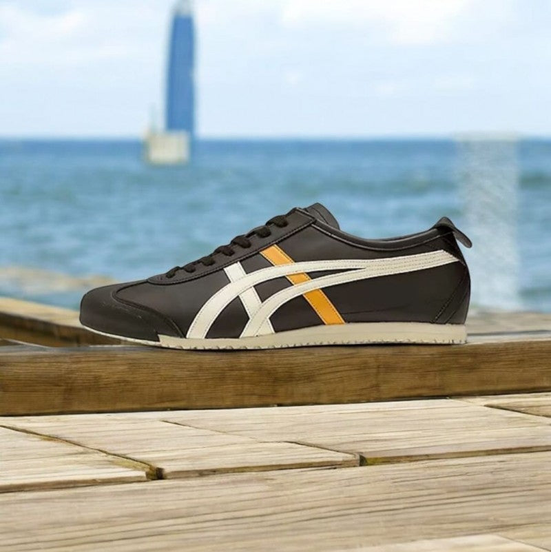 Onitsuka Tigar Mexico 66 Black White Yellow