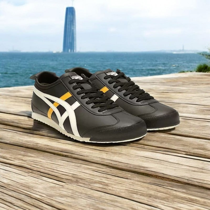 Onitsuka Tigar Mexico 66 Black White Yellow