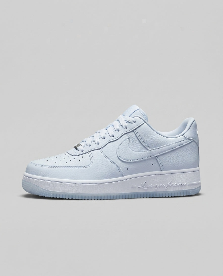 Nike AirForce nocta 1 Low SP Palest Purple Cobalt Tint Silver 340
