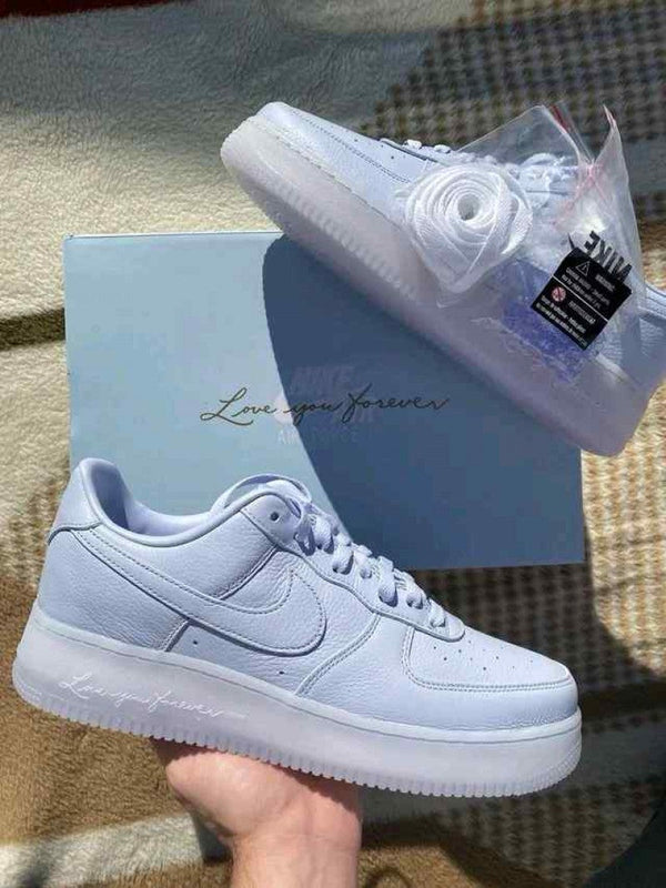Nike AirForce nocta 1 Low SP Palest Purple Cobalt Tint Silver 340