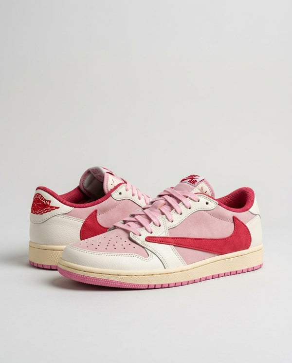 NiikeAir Jordan 1 Travis Scott Tropical Pink Semi UA Quality 761