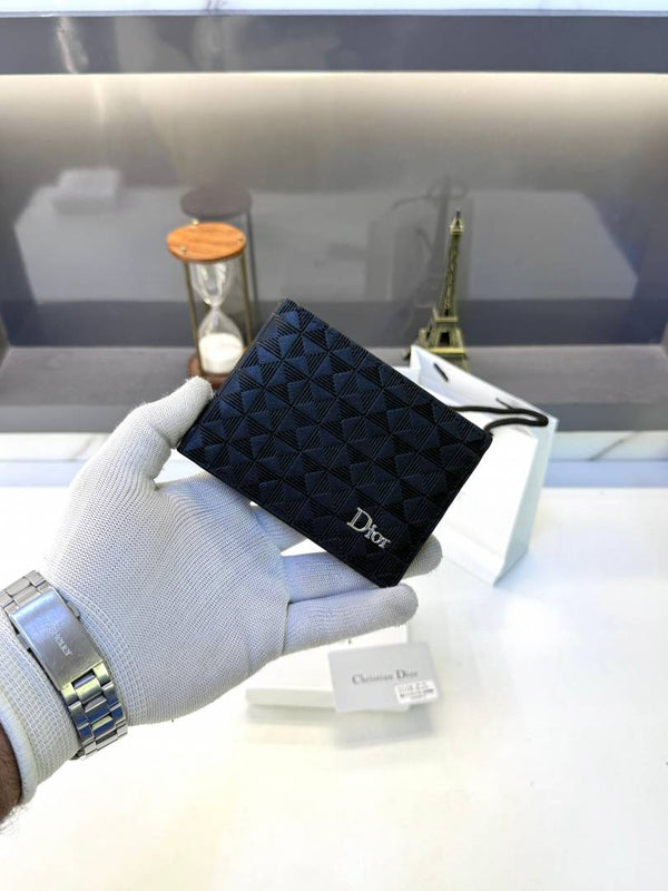 Dior Wallet Black Premium Quality Fa 586