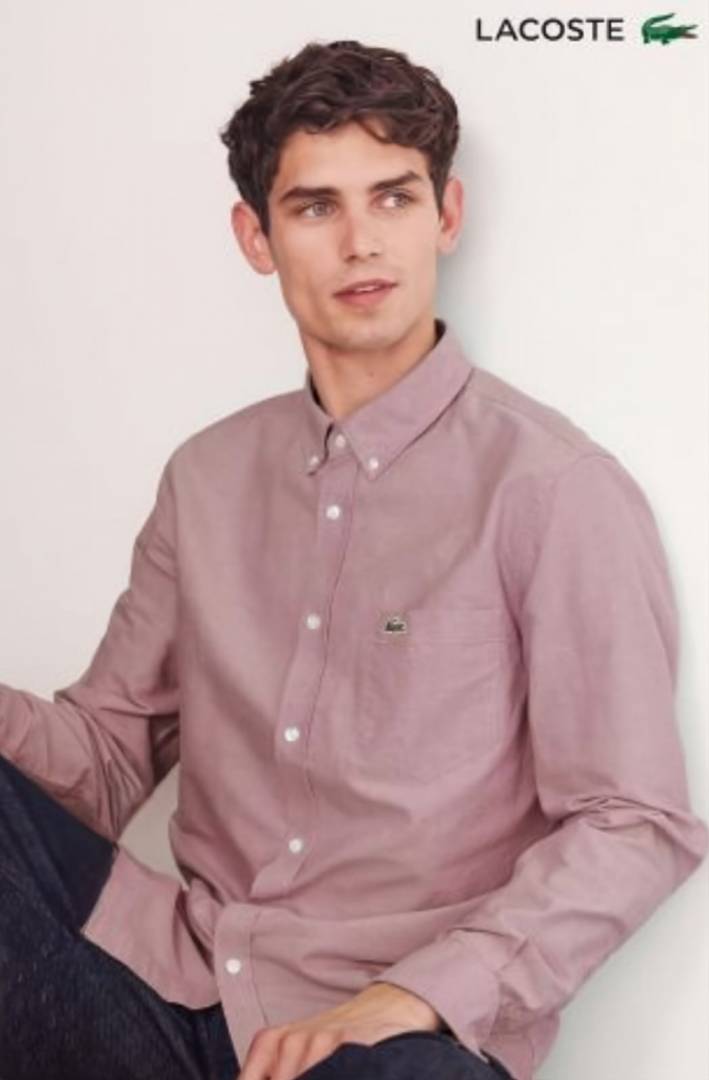 Lacoste IMPORTED STORE ARTICLE SHIRT PURPLE