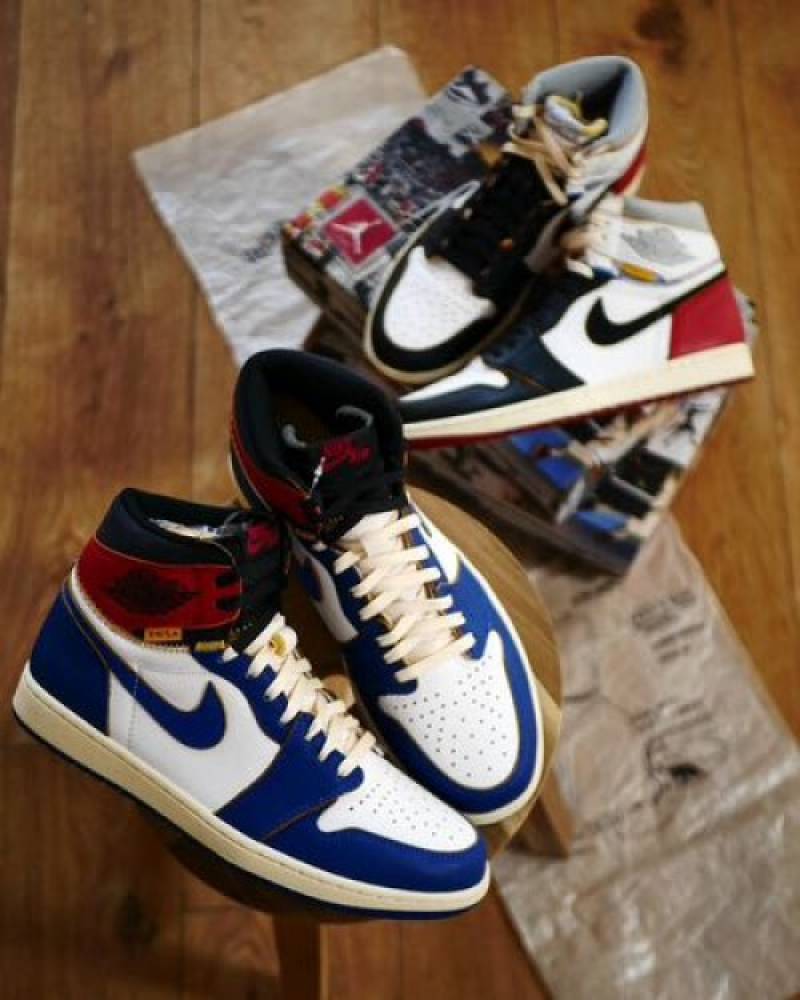 Jordann 1 High Union LA Storm Blue Semi ua quality