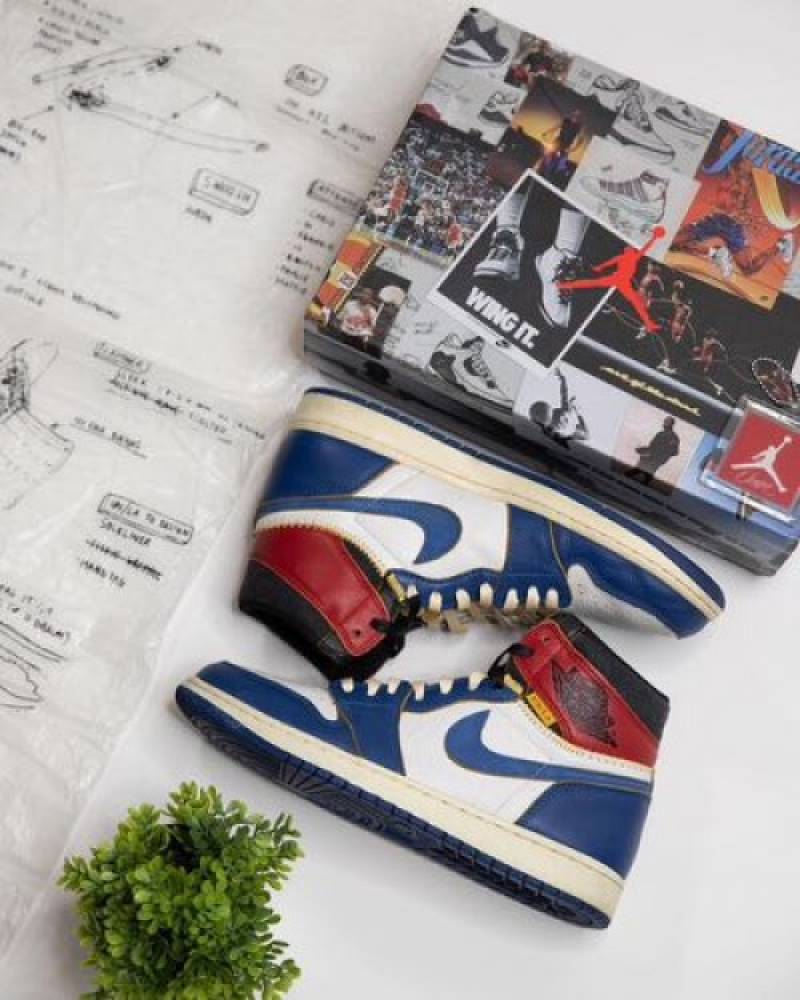 Jordann 1 High Union LA Storm Blue Semi ua quality