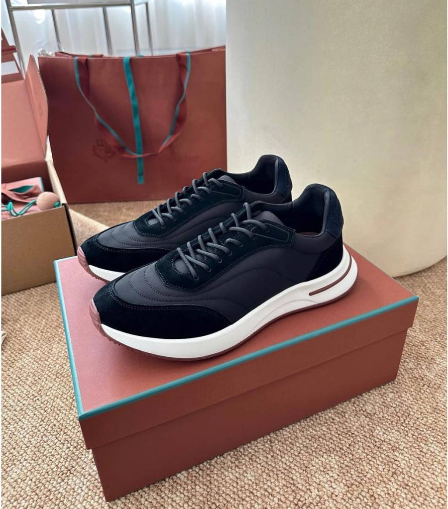 Loro Piano Week End Walk Sneaker Black