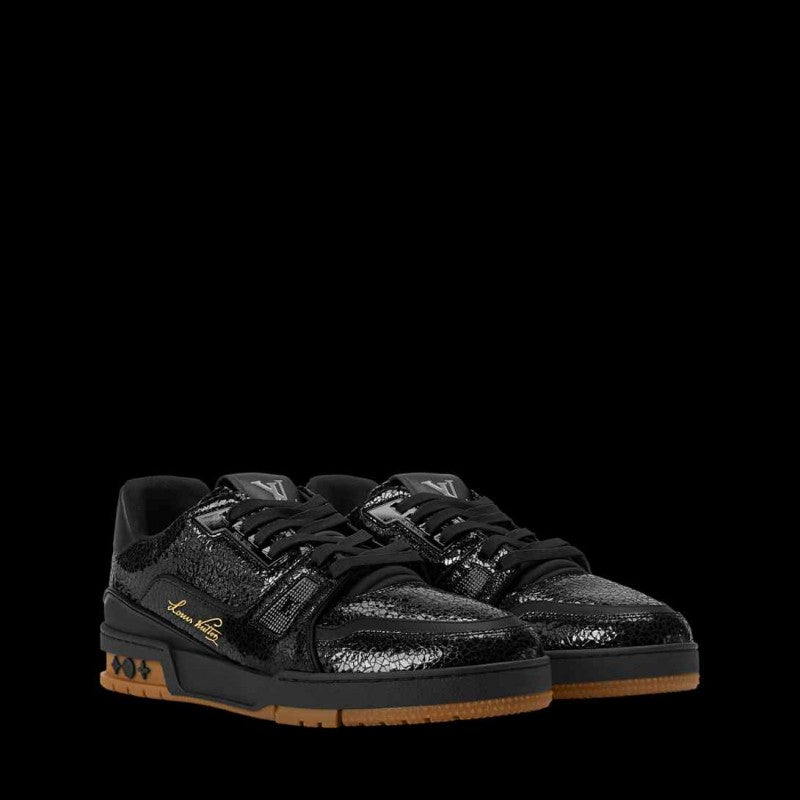 Louis Vuittonn LV Trainer Leather Black Gum