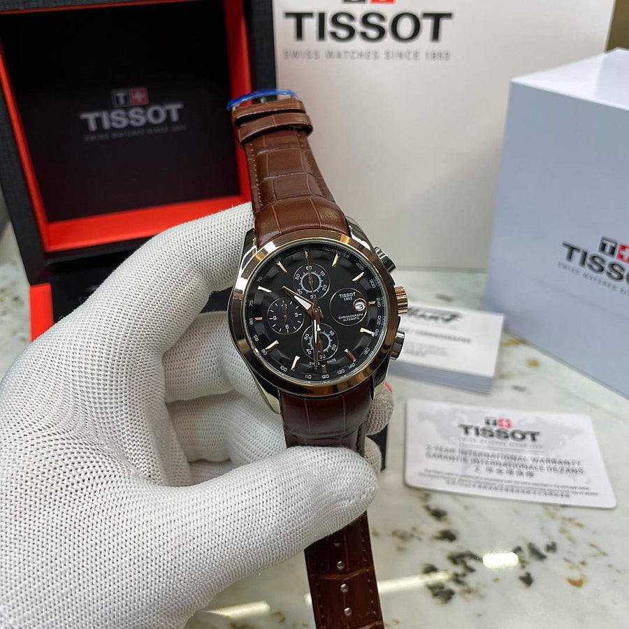 Tissot 1853 Couturier Brown-Copper-Black