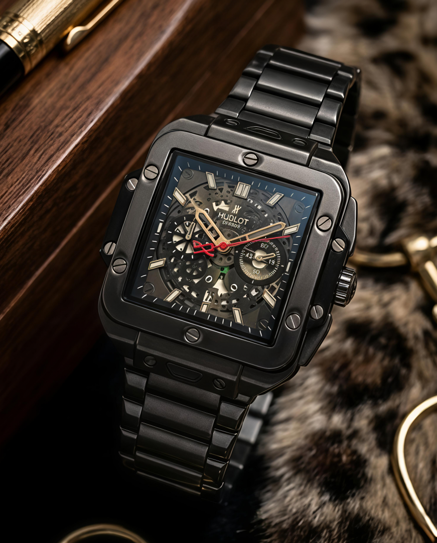 Hublot Square Bang Unico Titanium Full Black