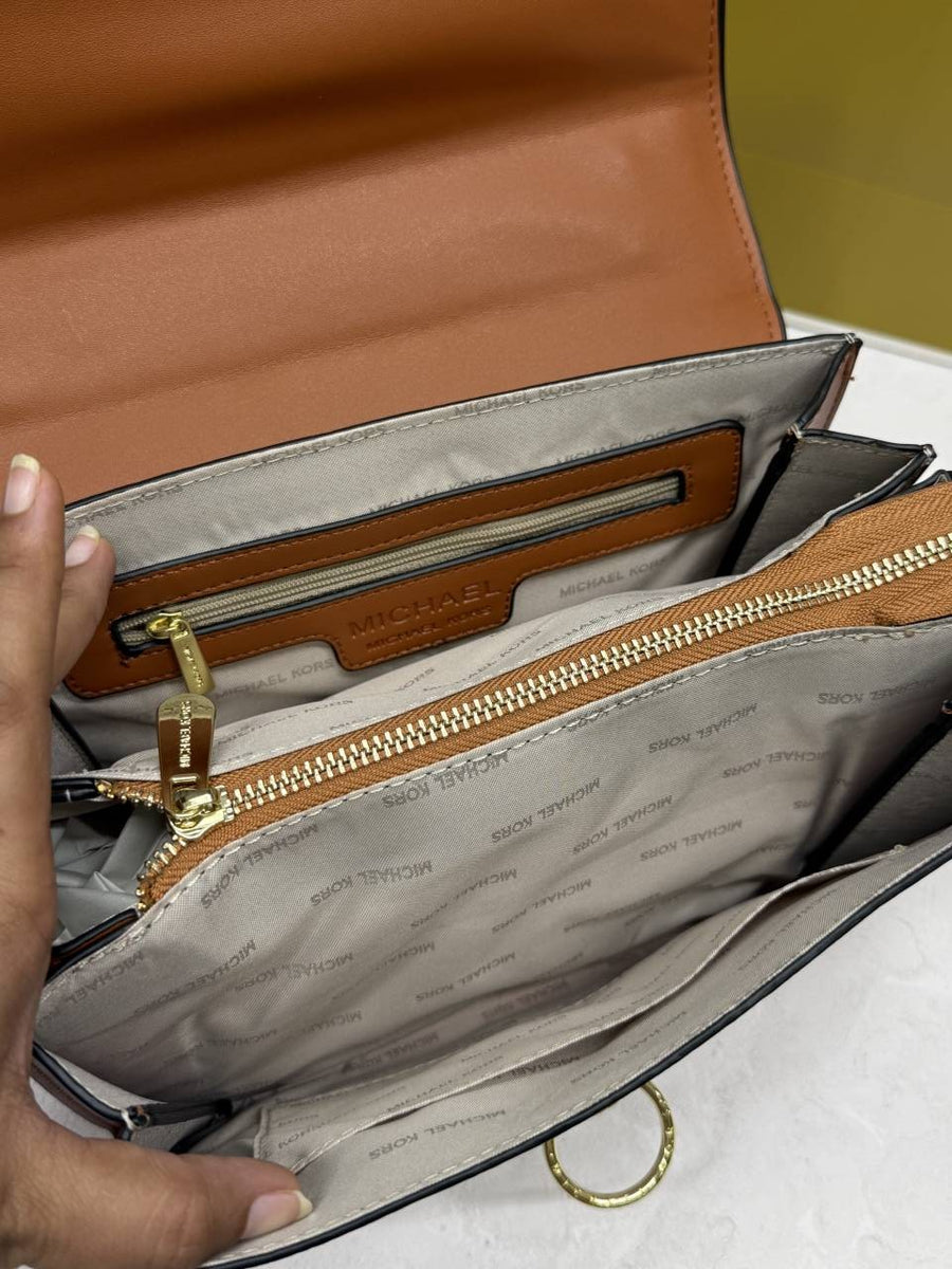 Michael Kors CB Hendrix Top Handle Crossbody Bag With Original Box & CarryBag