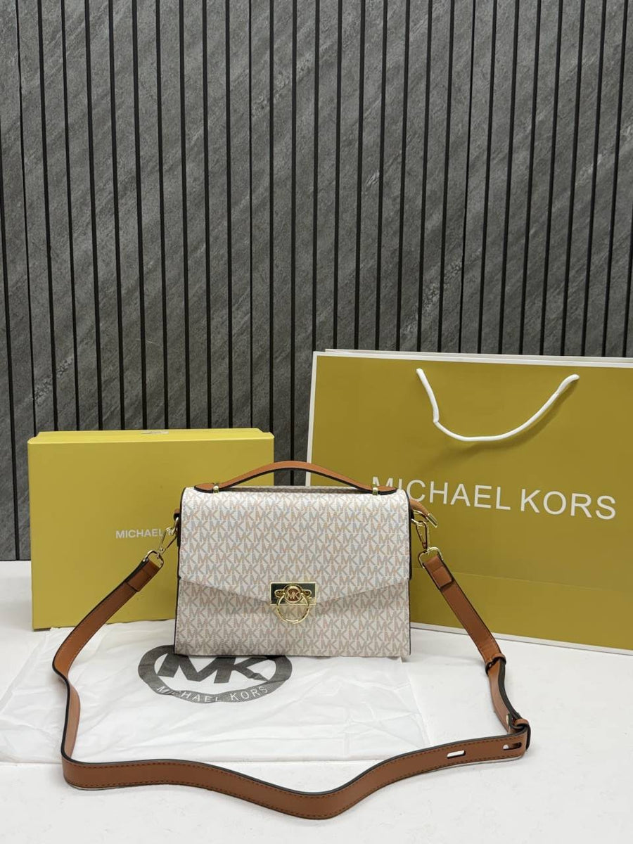 Michael Kors CB Hendrix Top Handle Crossbody Bag With Original Box & CarryBag