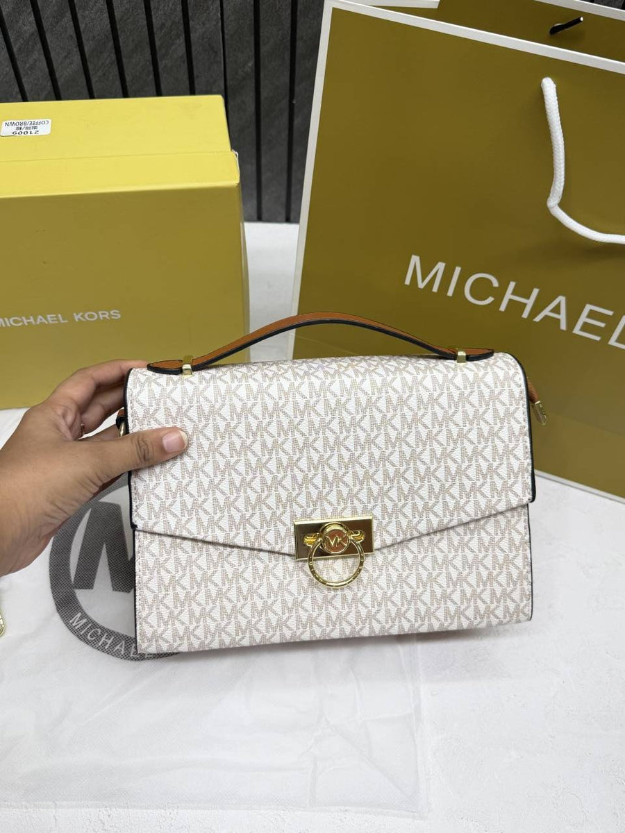 Michael Kors CB Hendrix Top Handle Crossbody Bag With Original Box & CarryBag