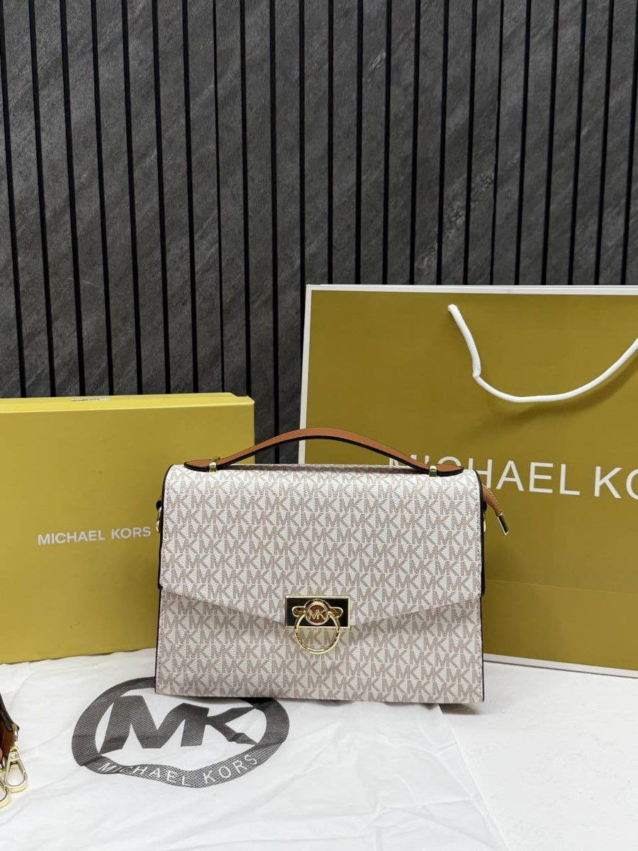 Michael Kors CB Hendrix Top Handle Crossbody Bag With Original Box & CarryBag