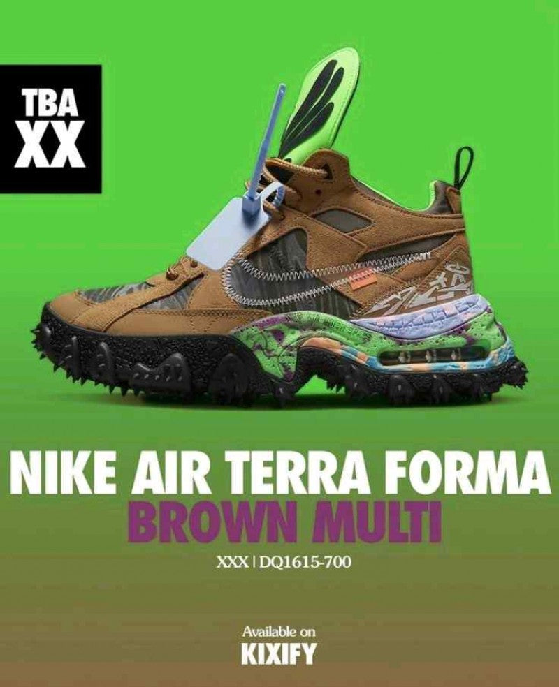 Nike X Of WhiteAir Terra Forma Archaeo Brown
