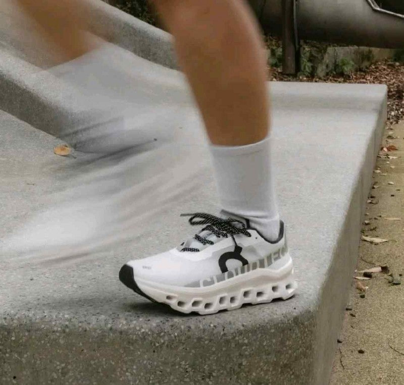 On Running CloudMonster White Black 1214