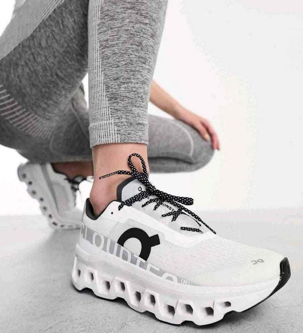 On Running CloudMonster White Black 1214
