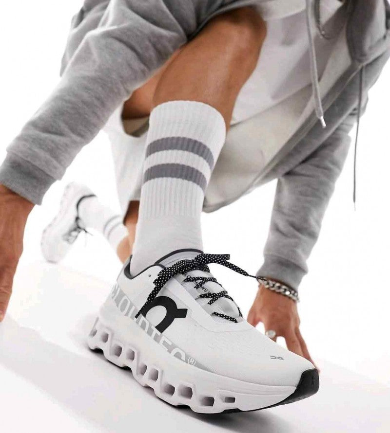 On Running CloudMonster White Black 1214
