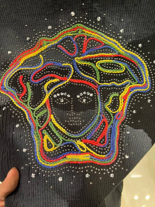 Versace IMPORTED HOODIE STORE ARTICLE BLACK