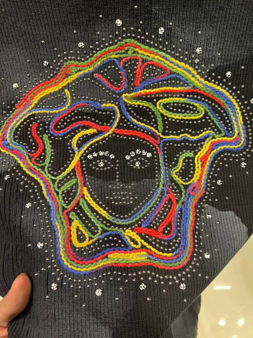 Versace IMPORTED HOODIE STORE ARTICLE BLACK