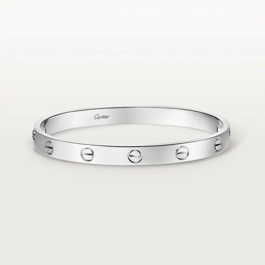 Cartieer Love Bracelet Classic Model Silver With Original Dustcover And Screw Packaging