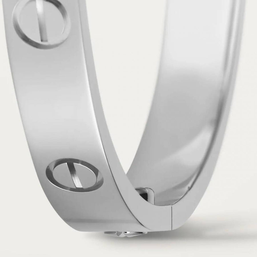 Cartieer Love Bracelet Classic Model Silver With Original Dustcover And Screw Packaging