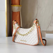 Michael Kors CB Cora 100822 Mini Zip Pouchette Signature OG Dust Cover & Carry Bag