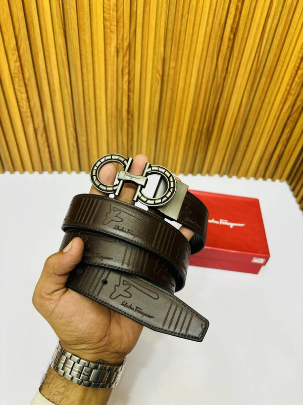 34 SF SALVATORE FERAGAMO PREMIUM QUALITY REVERSIBLE BELT