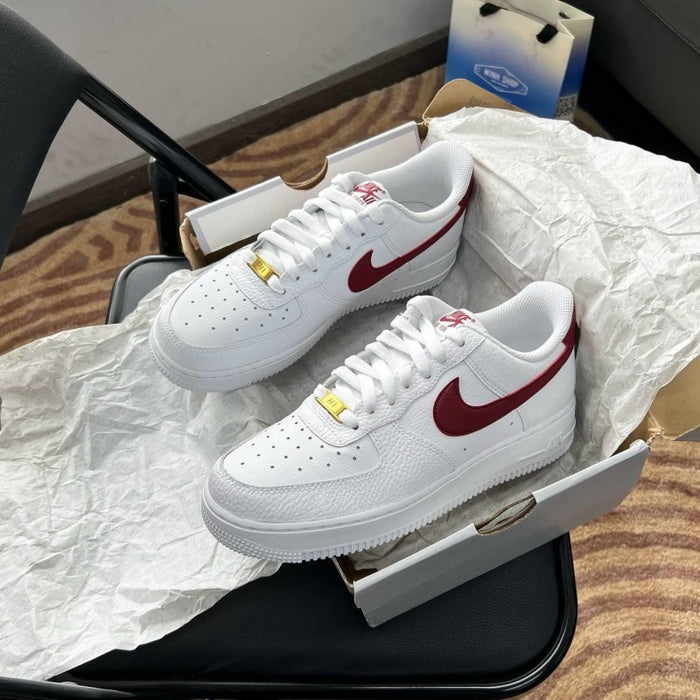 E air force 1 07 low white team red style idea