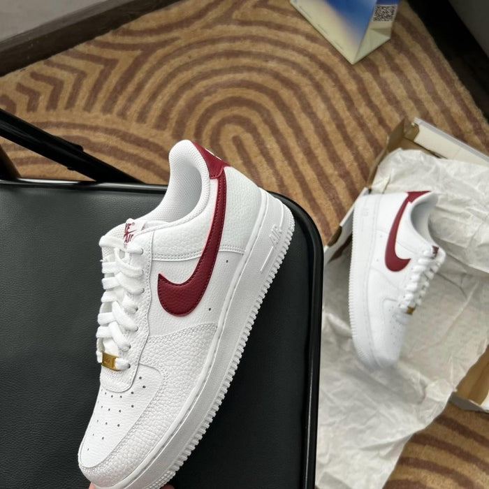 E air force 1 07 low white team red style idea