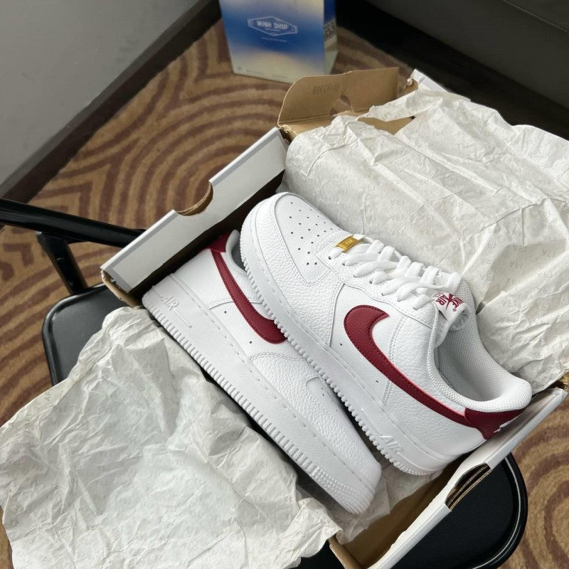 E air force 1 07 low white team red