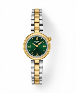 Tissot Desir Two Tone Gold Green Dail