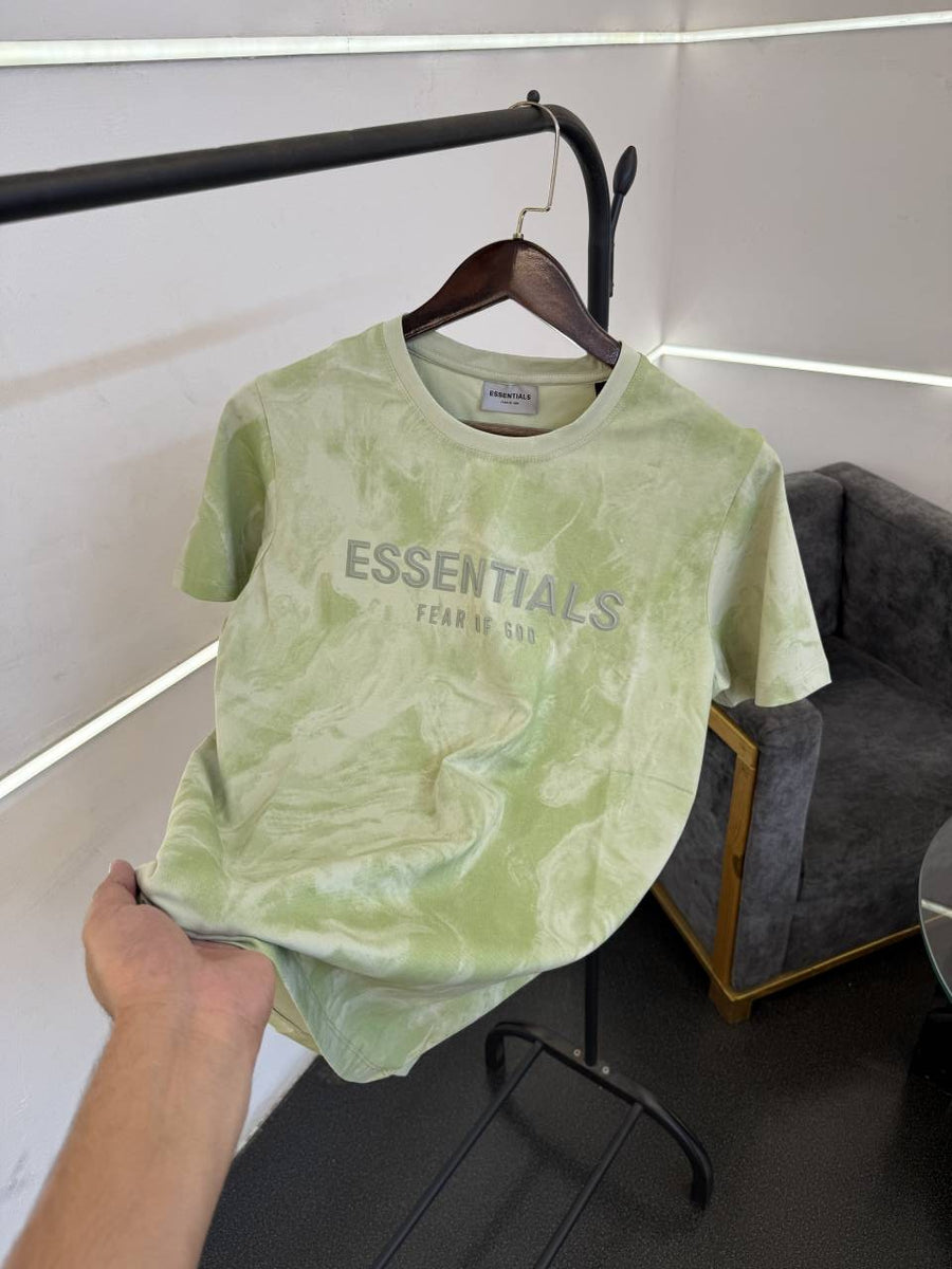 Essentials laser print imported round neck tshirt pista