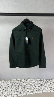 Ralph Lauren Polo Dark Green Oxford Shirt 1003