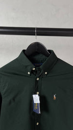 Ralph Lauren Polo Dark Green Oxford Shirt 1003