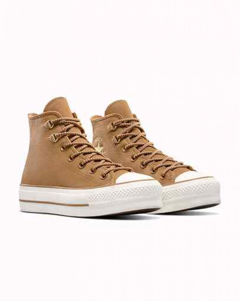 Converse Taylor All Star Lift Platform Glam Leather Incensed