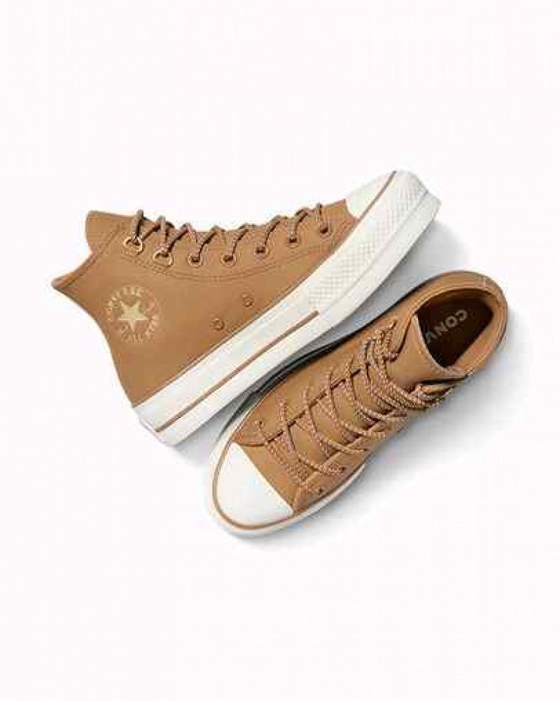 Converse Taylor All Star Lift Platform Glam Leather Incensed