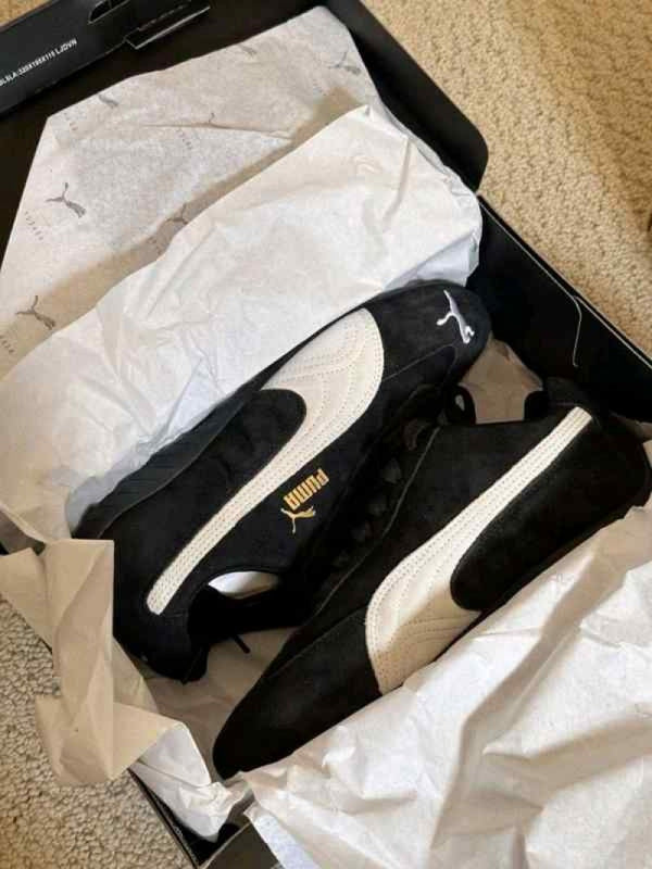 Puma SpeedCat OG White Black Mens