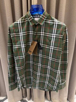 Burberry Signature Full Sleeves Shirt GreeN