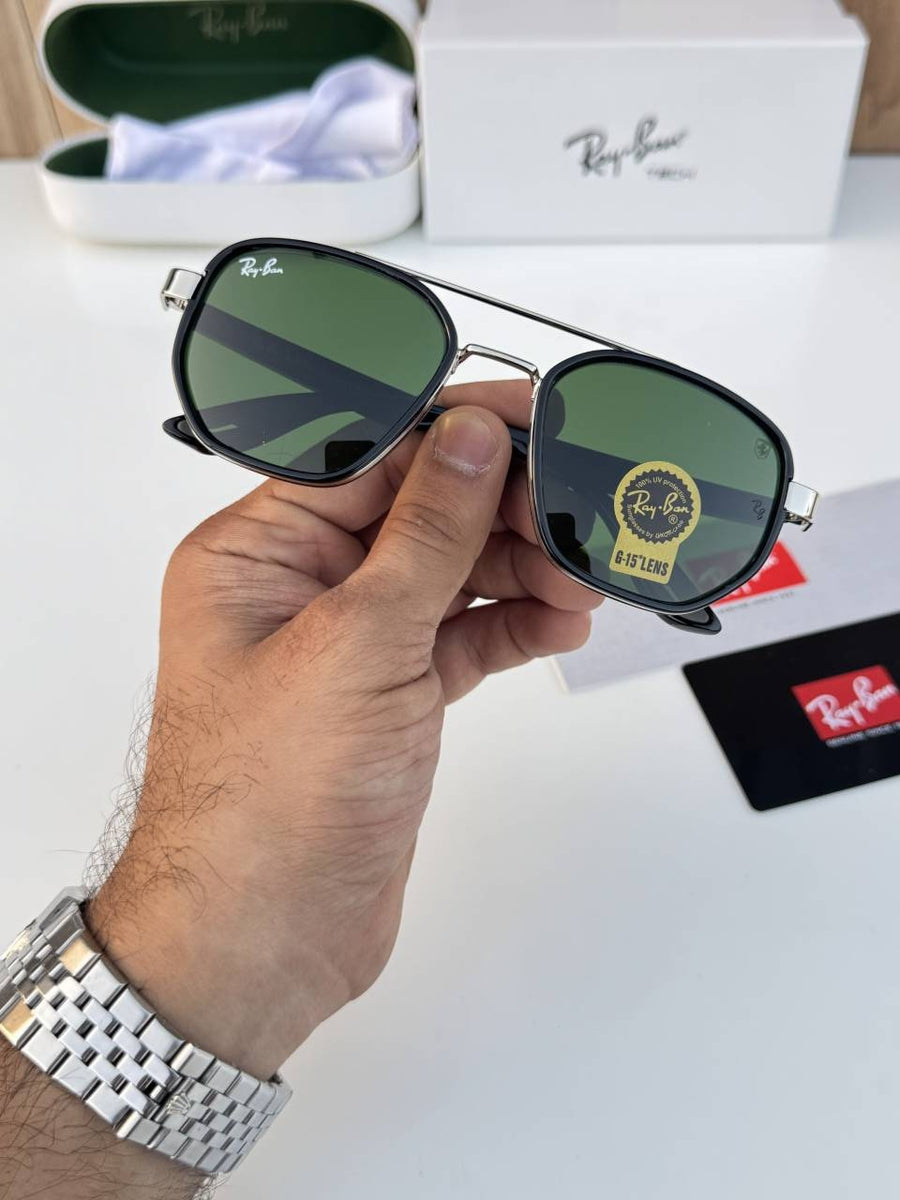 Ray-Ban 30165 silver green