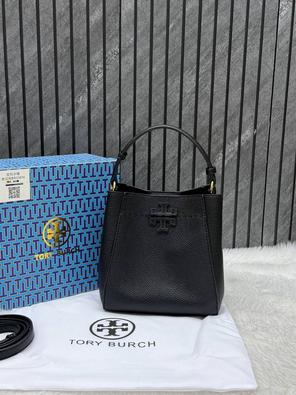Tori Burch_McGraw_Bucket_Bag_With_OriginalBox_DustCover