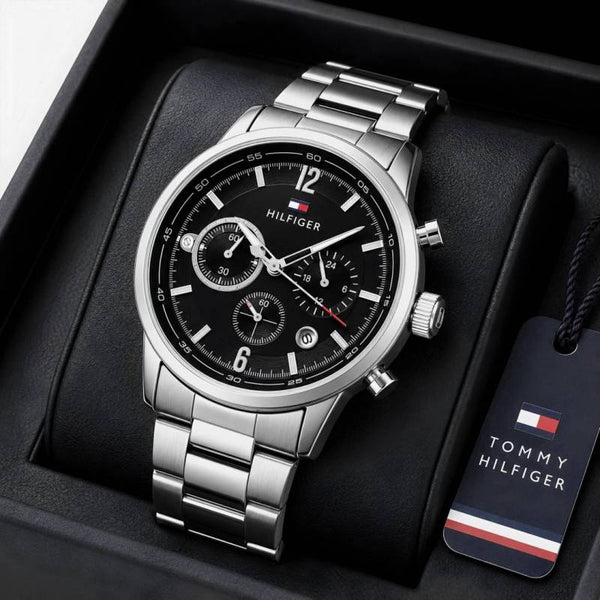 Tommy Evan silver Black