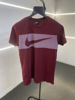 Nike graphic print imported tshirt maroon