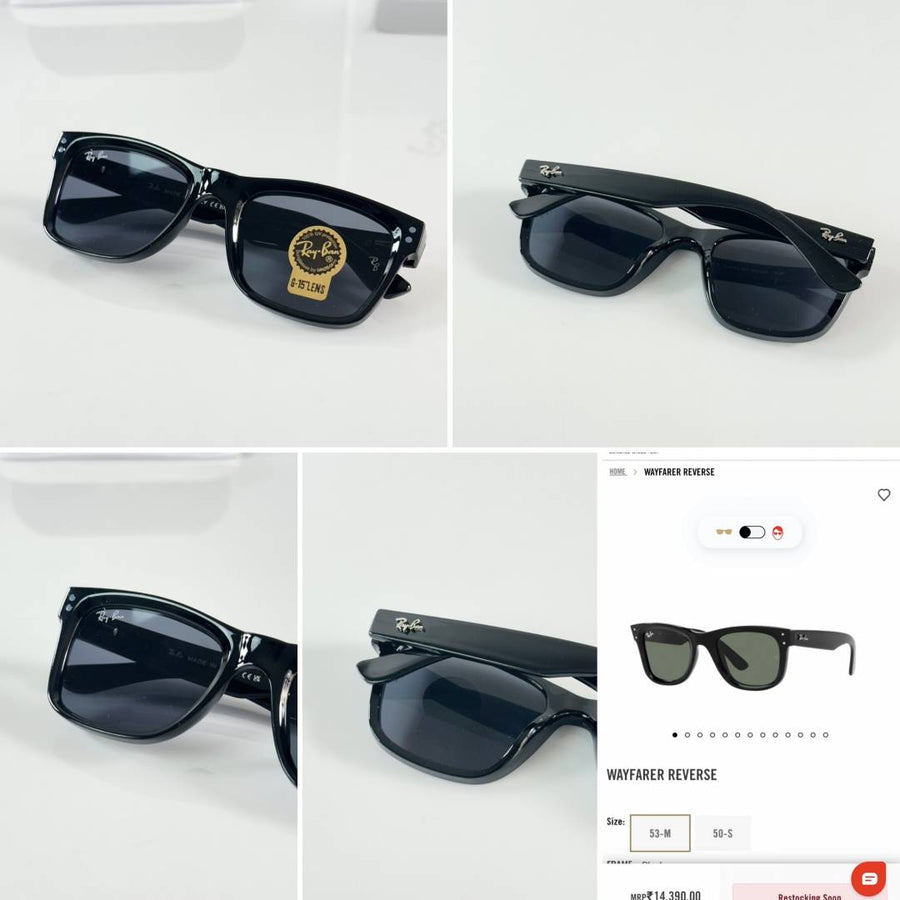 Ray-Ban Reverse 0502 Shine Black