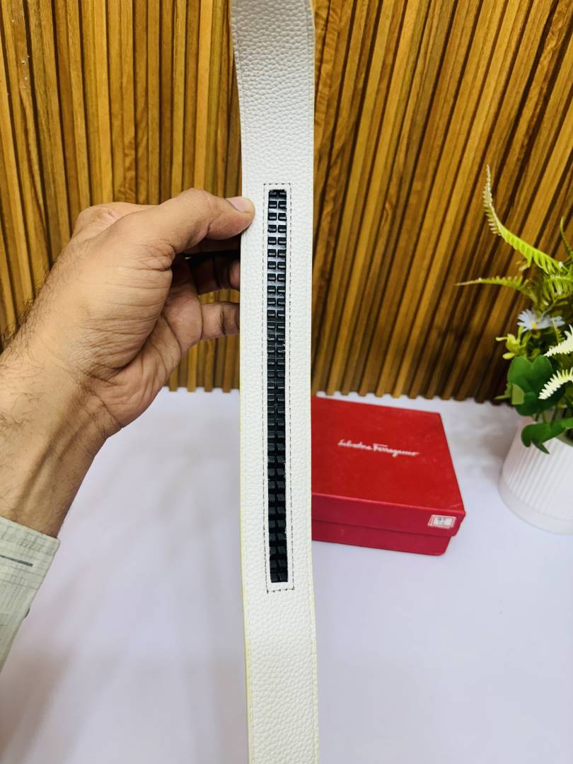 10 SF SALVATORE FERRAGAMMO PREMIUM QUALITY AUTOMATIC LOCK BELT