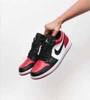 Jordan 1 low bred toe for mens 322