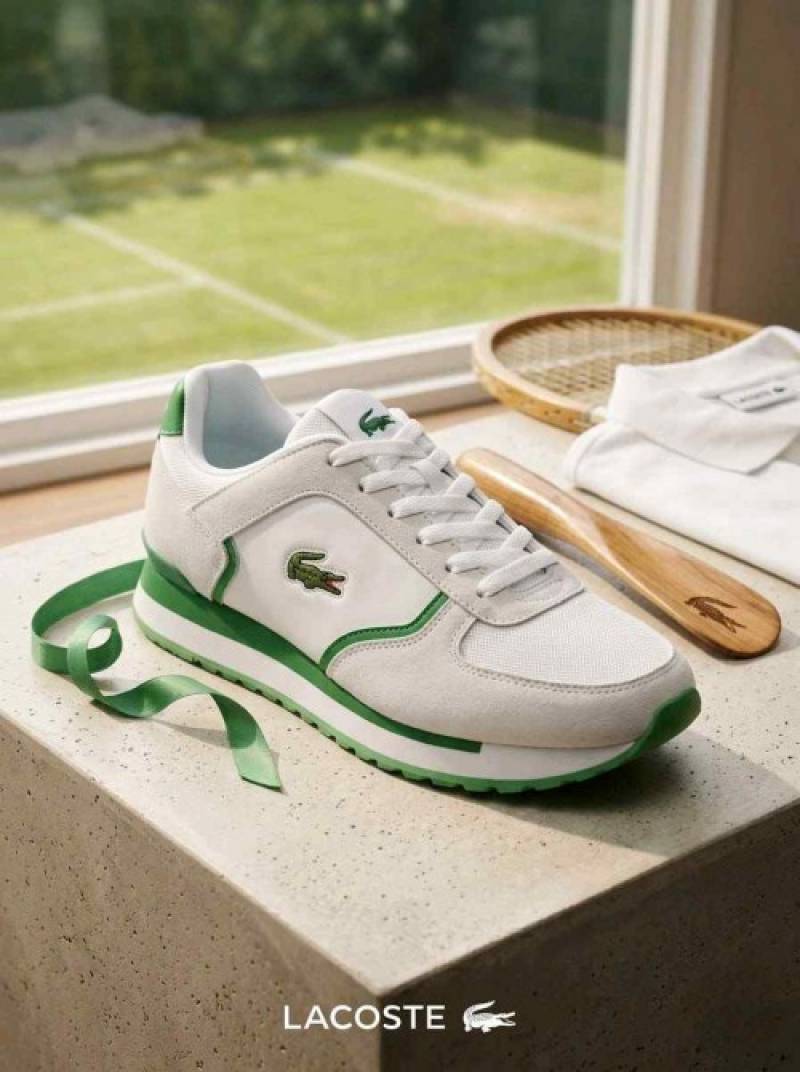 Lacosstte Blanco Verde White Green