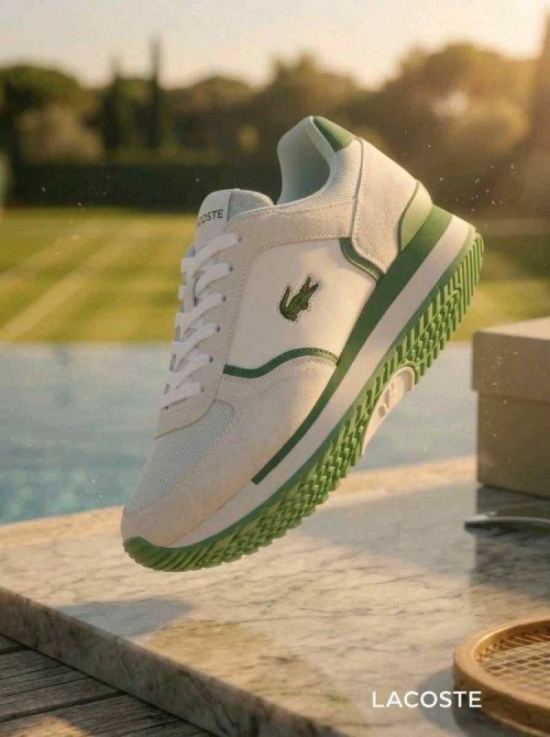 Lacosstte Blanco Verde White Green