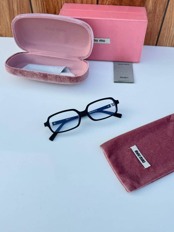 Miu miu 5520 black gold plano