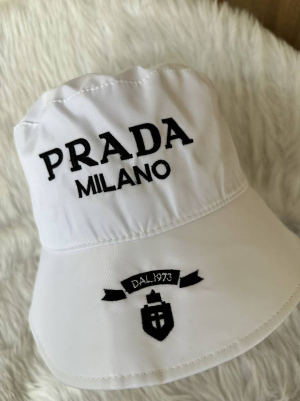 Prada_Milano_White_Nylon_Premium_Bucket_Hat_With_Safety_Box