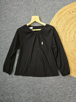Women RL Full Sleeves Top Black SB170-BK